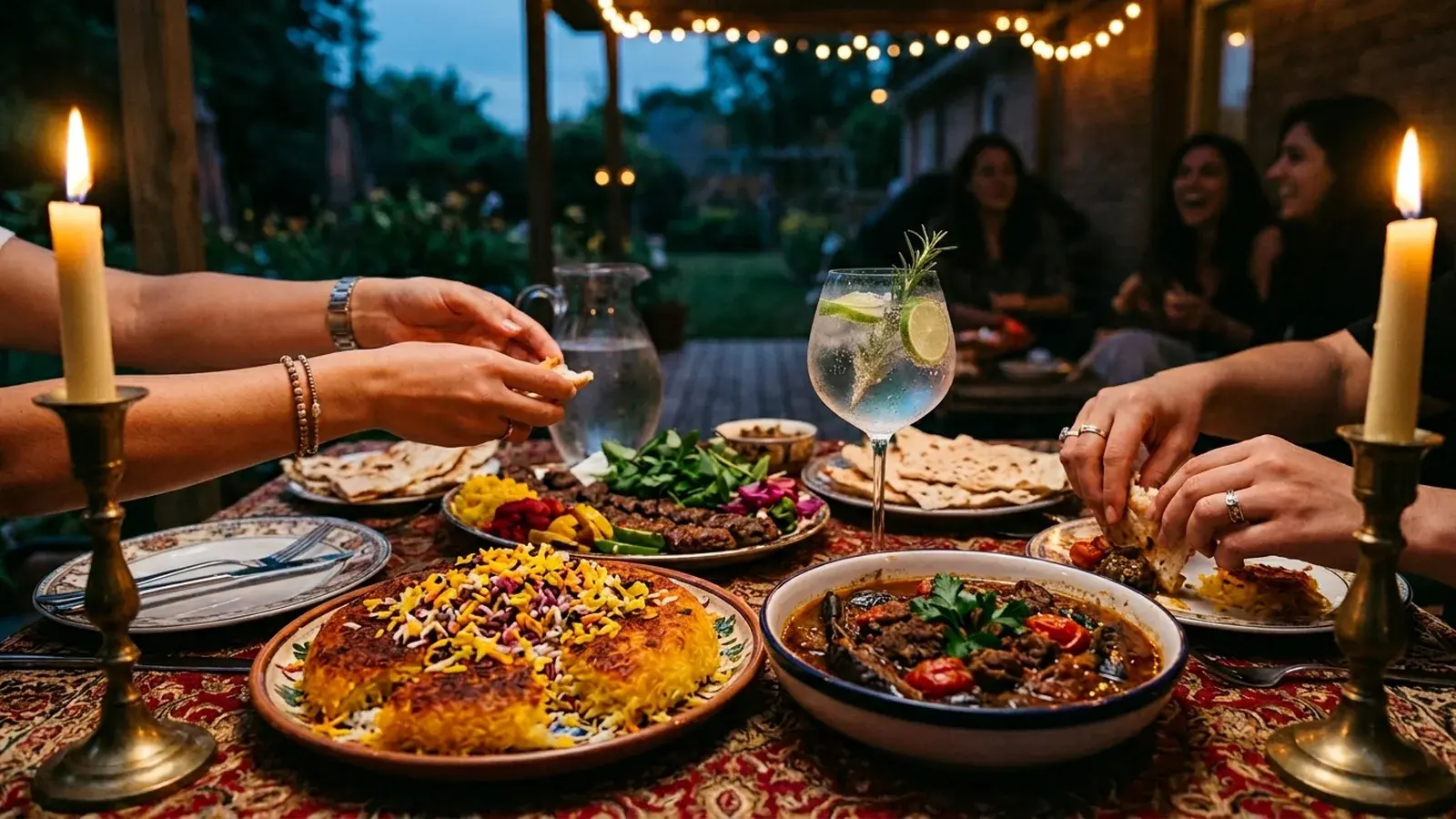 A Persian table at 19:30 — cover